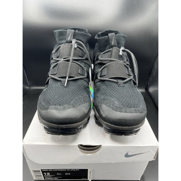 Nike Air Vapormax Flyknit Utility Triple Black Mens SZ 12 (AH6834-001) OG ALL main image 15